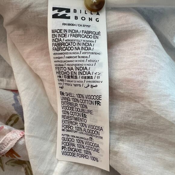 Billabong Floral Dreamer Maxi Dress Medium - Picture 14 of 14